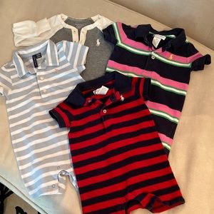 Ralph Lauren x3 and a Janie and Jack 6 month set